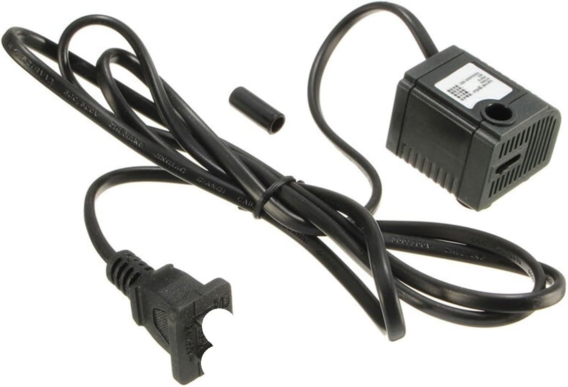 Generic Submersible Mini Ultra Quiet 2W Water Pump, 200L/H, 220-240V, Stainless Steel & Plastic, One Color, For Aquarium, Fish Tank, Garden Decoration