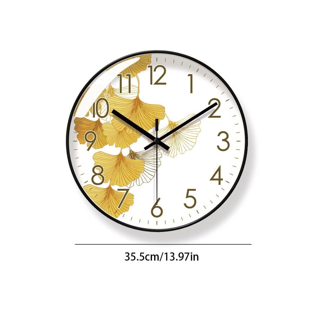 Orologio da parete Orologio da parete al quarzo silenzioso con secondi di movimento Orologio da soggiorno Orologio da parete semplice for la casa Reloj De Pared(B)