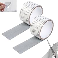 2Pcs Fliegengitter Reparatur Set 5cm×5m Reparaturband für Fliegengitter Reparatur Klebeband Reparatur Set Fliegengitter Tape Fliegengitter Flicken Reparaturband Fliegengitter für Reparaturlöcher