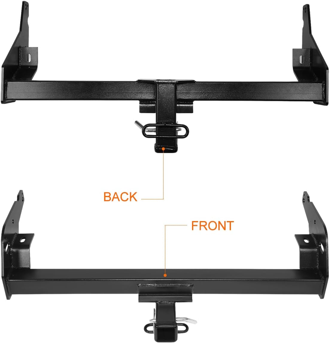 Class 3 Tow Trailer Hitch 2" Receiver Compatible with 95-04 Toyota Tacoma,Black