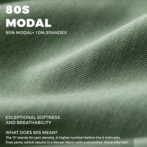 ELEPHANT&RABBIT Luxury 80S Modal Men's Underwear 3-Pack - Ultra-Fine Fiber Boxer Briefs4