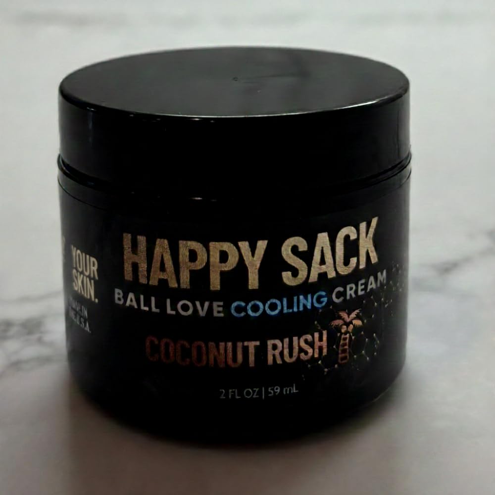 Derm Dude Happy Sack Nut Love Cooling Cream Deodorant for Men, Odour Control, Comfort Cream without Aluminium, Quick Absorption, Gifts for Husband, 1 Pack