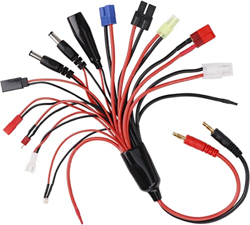 Câble de charge RC 14 en 1 YUNIQUE pour modélisme et drones compatibles Deans JST