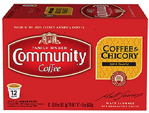 image for Community Coffee New Orleans Blend Coffee & Chicory Single-Serve Cups,