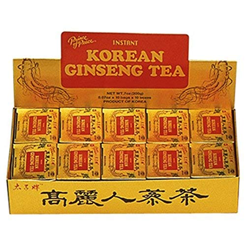 Prince Of Peace Instant Korean Panax Ginseng Tea - 100Count - PACK OF 4