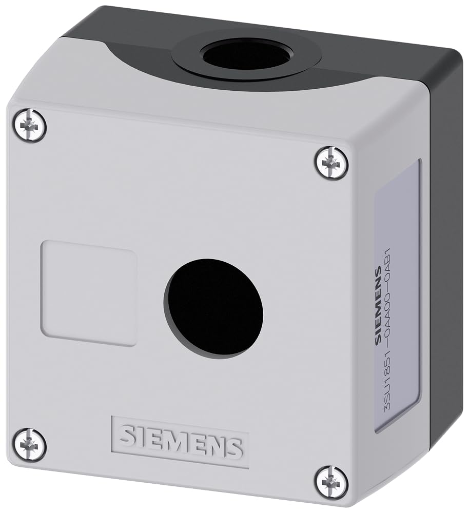 Siemens Sirius ATC boitier metallique gris avec 1 point pour caisse 22 mm