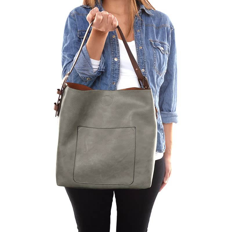 Image of Joy Susan Womens Faux Leather: Hobo 2-in-1 Handbag