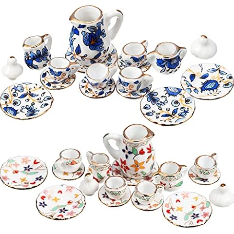 Geiserailie Dollhouse Miniature Tea Set Cover