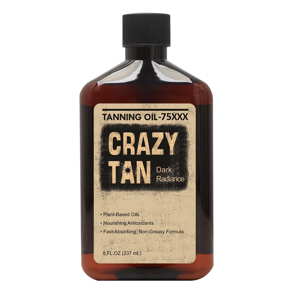 Tanning Oil 75xxx 8oz Deep Dark radiance Natural Coconut Oil Vitamin E