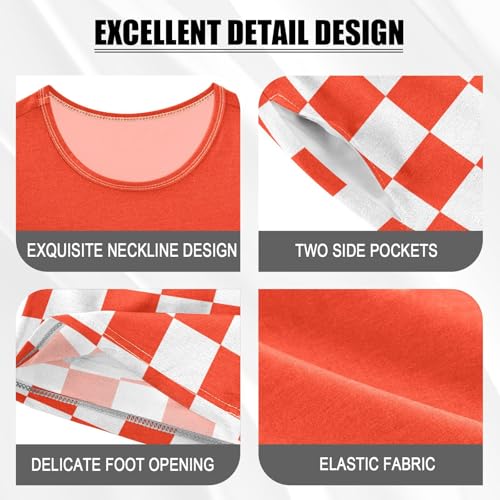 Checkerboard Plaid Yellow Pajama Set Short Sleeve Sleepwear Soft Pajamas Shorts Sets Cotton PJS 5Y4