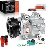 A-Premium Air Conditioner AC Compressor with Clutch Compatible with Chrysler Sebring 2.4L 2.7L 2004-2006, Dodge Stratus 2.4L 2.7L 2004-2006