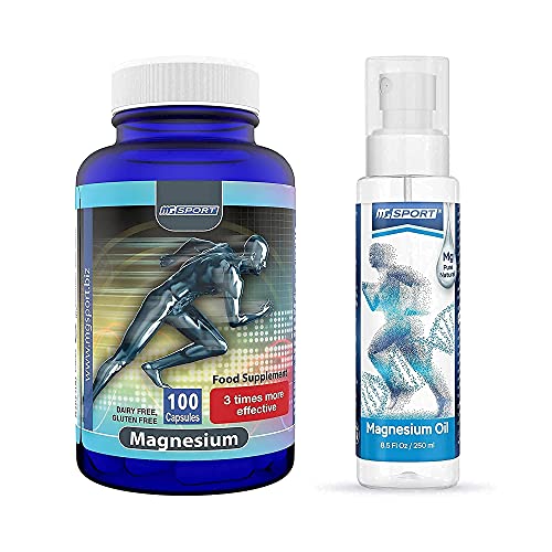 High Absorption Magnesium Supplement And Oil For Leg Cramps - Helps Sore Muscles And Muscle Recovery #TOP7