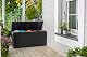 Wasserdichte Auflagenbox von Koll Living Garden 270 Liter in Graphit
