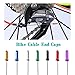 100PCS Bike Brake Cable End Cap Crimps, Cable End Tips for Road Mountain Bicycle, Colorful