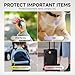 JTD Air Tracker Tags 5 Pack for Find My, 2025 Upgraded with IP68 Waterproof Item Finder with Left-Behind Alert, 5 Colors for Keys, Luggage, Backpack, Wallet. iOS Only.