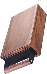 Walnut & Steel Knock Drawer for Espresso Machines