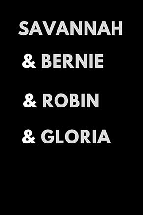 Savannah & Bernie & Robin & Gloria: Waiting to Exhale. 6x9 Blank Lined Journal/Notebook