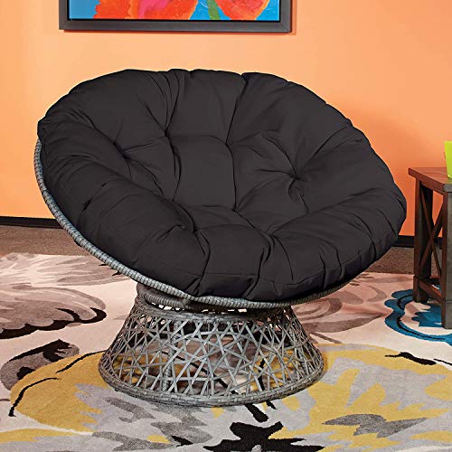 Coussin de balcon Papasan pour fauteuil de patio et de cour extérieure