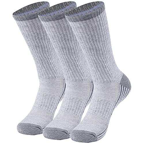 Sunew Organic Bamboo Socks, Unisex Running Hiking Crew Anti Slip ...