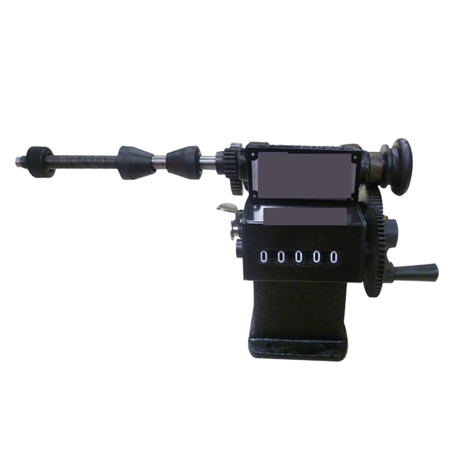 Cable Reel， Electric and Manual Wire Winder - Cast Iron + Steel Gear, 0.02-2.6mm, 0-99999 Units, Max Diameter 150 for Coils Industrial Grade Garden Hose