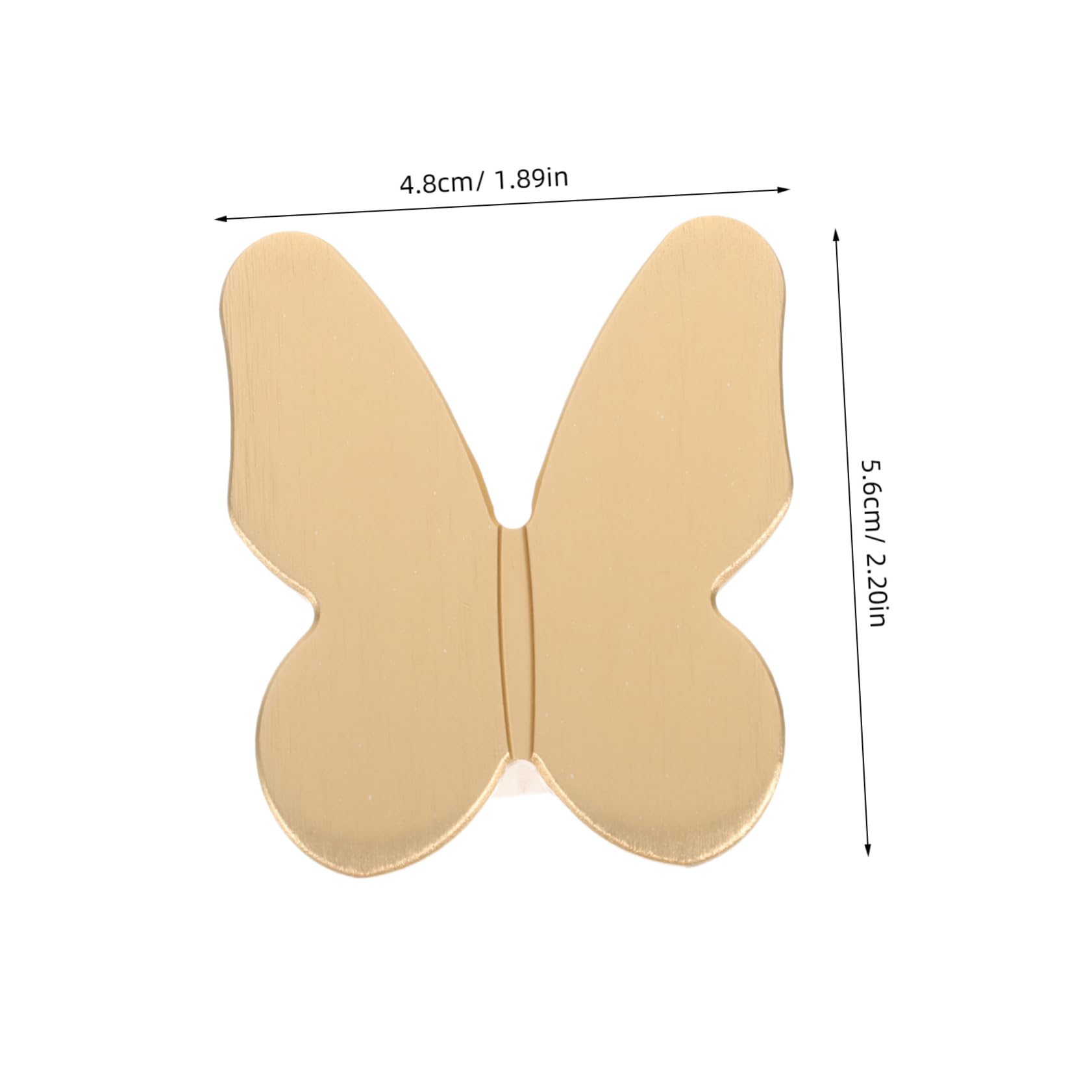RORPOIR Butterfly Drawer Knobs Cabinet Door Pulls Nursery Furniture Hardware Metal Knobs Decorative Door Handles