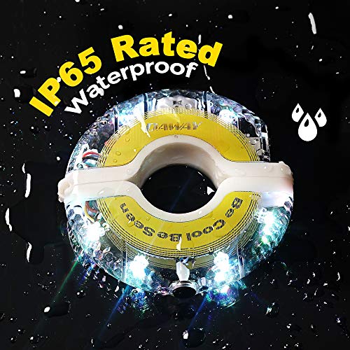 Daway Rechargeable Bike Wheel Lights - A16 Cool Led Kids Bicycle Spoke Lights, 2 Tire Pack, Safety Hub Accessories For Boys Girls Adults, Waterproof, Super Bright, Fun Cycling Gifts #TOP3