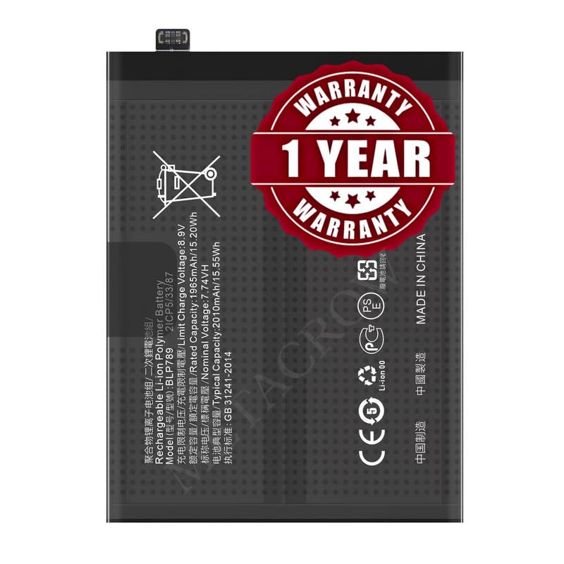 Image of Original BLP789 Battery Compatible for Oppo Reno 4 5G (CPH2091, PDPM00, PDPT00) - (4000mAh) - 1 Year Warranty JK1