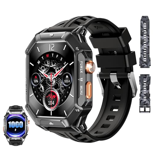 Oukitel BT80 (Montre connectée Robuste - 2.13'' - Réponse aux appels) Black