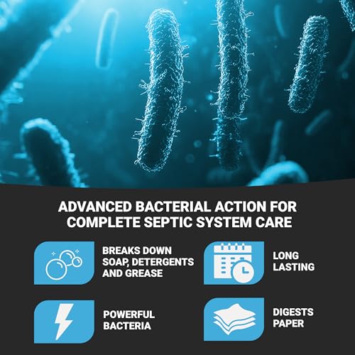Roebic K-87-SD, Grease And Paper Digester: Exclusive Bacteria Eliminates Buildup in Septic Tank Pipes - 32 Fl Oz (Pack of 1)