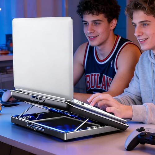 Soporte silencioso de aleación de aluminio para evitar calor en laptop 3