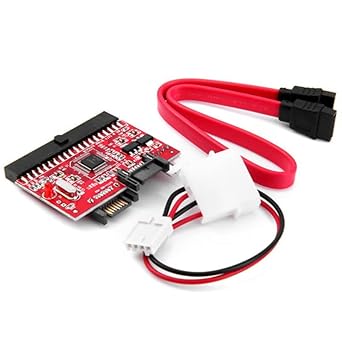 IDE to SATA Converter, SATA to IDE Adapter Converter Chip Cable Connector 2 in 1 for HDD Hard Drive DVD