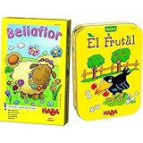 pequeño frutal juego producto 2: Piezas de madera de haya sostenible con acabado de pintura al agua no tóxica y caja de lata