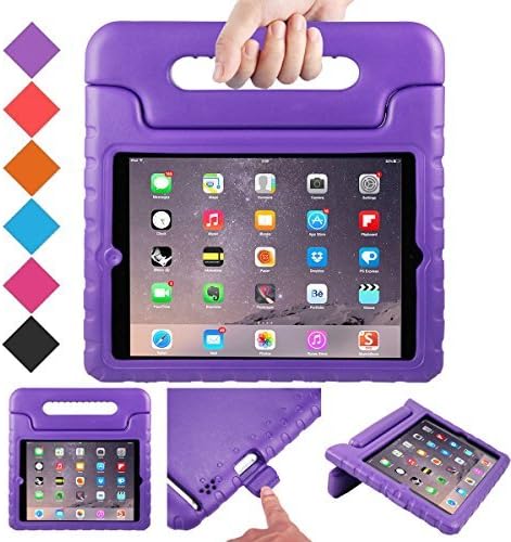 BMOUO Case for iPad 2 3 4 - Kids Case Shockproof Convertible Handle Light Weight EVA Super Protective Stand Cover for iPad 4, iPad 3 iPad 2 2nd 3rd 4th Generation, Purple