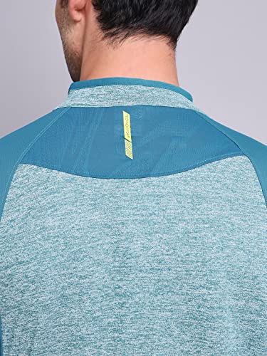 Image of TECHNOSPORT Men's Polyester Slim Fit T-Shirt