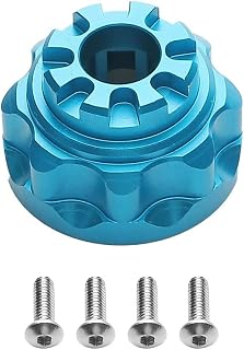 KLAPR Caja diferencial de metal para TRX4 TRX-4 1/10 RC Crawler Car Upgrade Parts Accesorios (Color: 1 pieza azul)