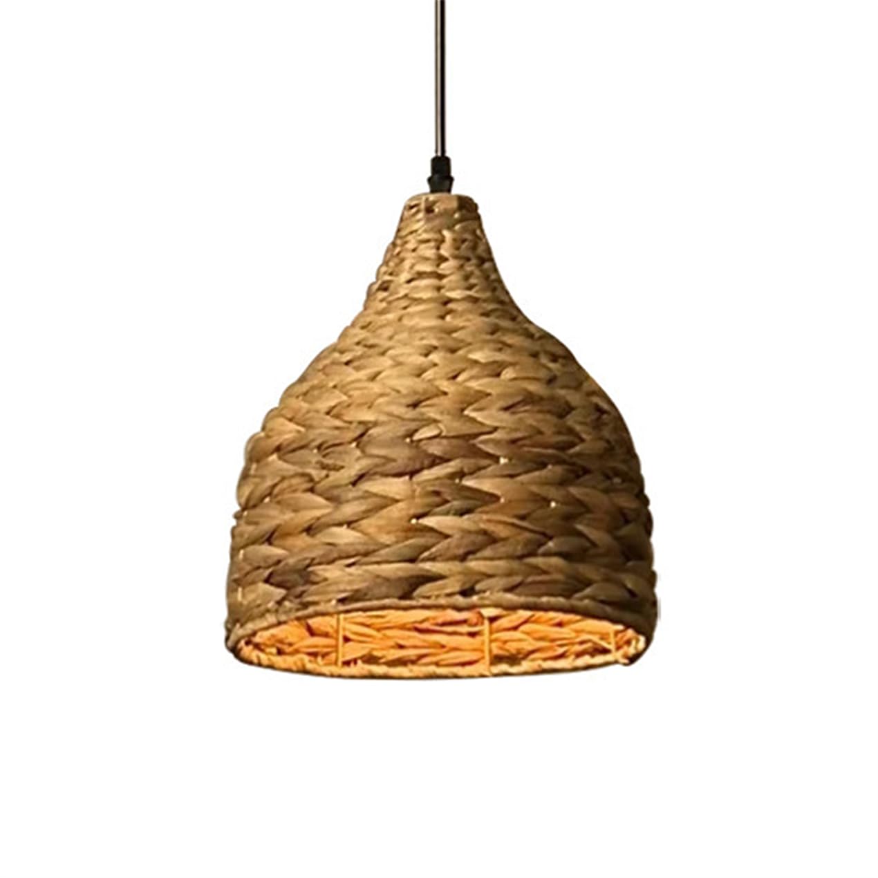 LQZCXMF Japanese Rattan Basket Pendant Light Fixture Farmhouse Wicker Chandelier E27 Bulb Entryway Rustic Hanging Wicker Fixtures for Bedroom Restaurant Cafe Teahouse Bar Dining Room Club