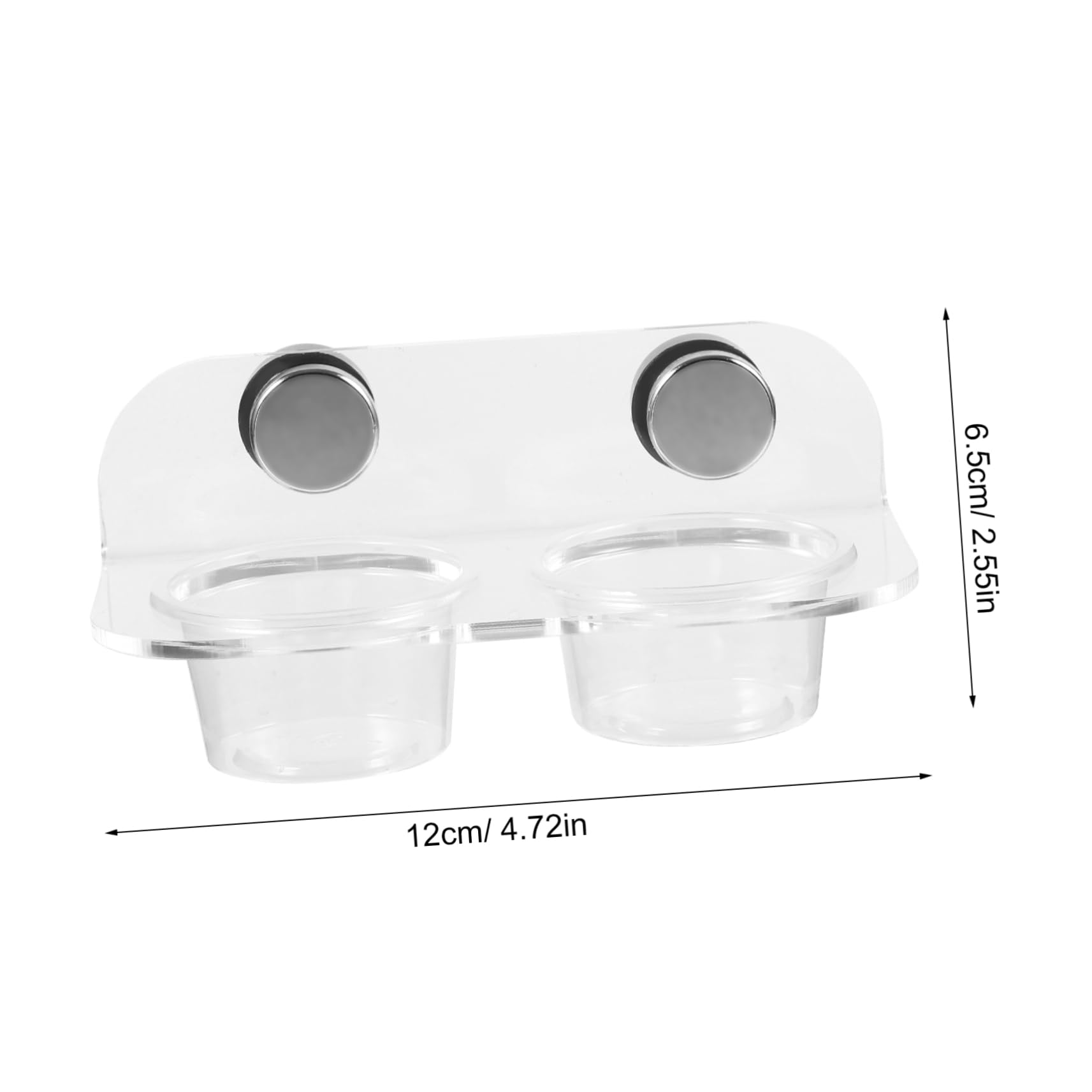 minkissy 5 Juegos De Comederos Magnéticos para Geckos Cuencos De Agua Y Comida para Reptiles Resistentes Y Fáciles De Limpiar.