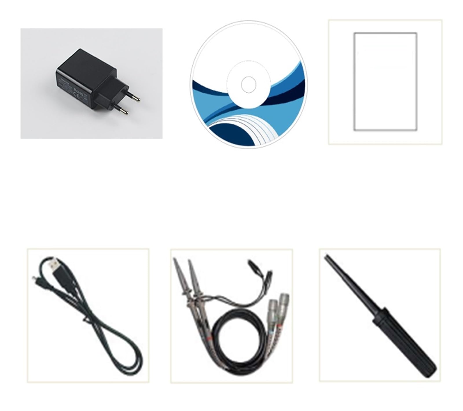 SDS1102X Oscillosco Digital 2 canales 100Mhz ancho de banda USB portátil Oscilosco 7 pulgadas Banco Oscillosco