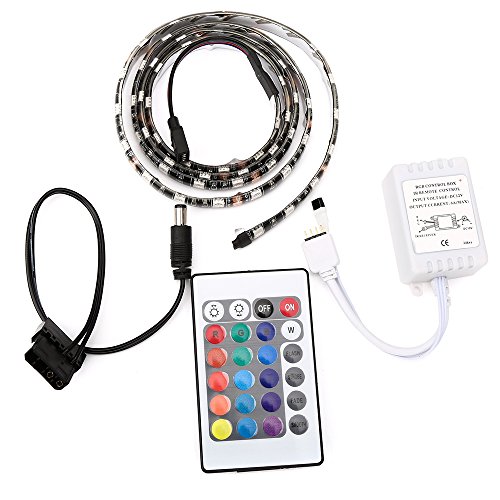 Tira LED RGB 2M 120 LEDs 5050 con Control Remoto miniatura 1