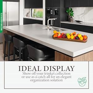 Dough Bowl for Decor - 30 Inch Long Wooden Tray Baguette Trough - Acacia Wood Decorative Oblong Centerpiece Boat - Rustic Primitive Farmhouse Amish Fruit Bowl for Long Table Dough Bowl for Decor 30 Inch Long Wooden Tray Baguette Trough Acacia Wood Decorative Oblong Centerpiece Boat Rustic Primitive Farmhouse Amish Fruit Bowl for Long Table