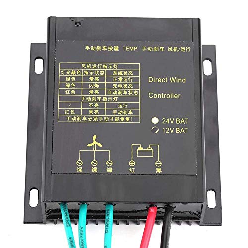 Xuxuwa 12V 24V Waterproof Wind Charge Controller 400W Wind Turbine Generator Charge Controller #TOP5