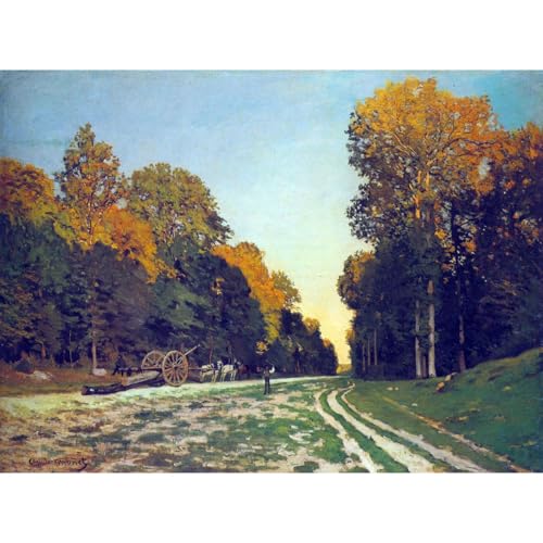 Toile enroulée Monet pour habiller un mur vide sans risque de casse