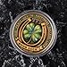 Lucky Charm Coin with Elephant and 4 Leaf Clover for Good Luck, Happiness, Success Lucky Coin Gift, Lucky Charms for Women, Men Good Luck Token, Positive Affirmation Coin, Lucky Charms