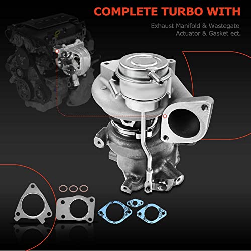 A-Premium Tf035Hl8 Complete Turbo Turbocharger Kit, With Wastegate Actuator & Gasket, Compatible With Nissan Juke 2011 2012 2013 2014 2015 2016 2017, 1.6L, Mr16Ddt, Replace# 49335-00880, 14411-1Kc1B #TOP1