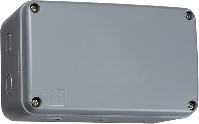 Knightsbridge JB009 Large IP66 Weatherproof Enclosure in Grey