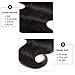 West Kiss Hair Brazilian Body Wave Virgin Human Hair 4x4 Lace Closure Three Part Hair Extension Natural Black Color (8 inches three part)
