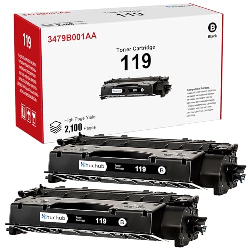 119 CRG-119 Black (3479B001) Toner Cartridge Replacement for Canon ImageCLASS MF5840DN MF5940DN MF5950dw MF6100 LBP6300dn LBP6650dn LBP6670dn LBP6680X MF414dw LBP251dw Printer, -  HUEHUB for Canon CRG 119