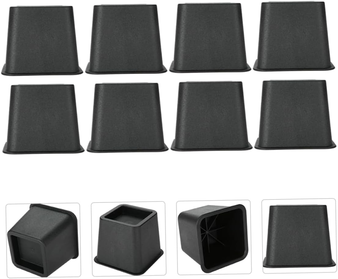 Amosfun 8pcs Professional Sofa Foot Pads for Couch Leg Risers Bed Furniture Riser Table Feet Cover Floor Protector