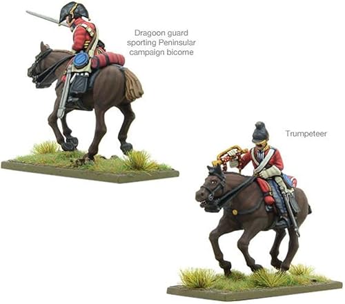 Miniatura 3 de Figuras de caballería de brigada de la Unión Británica de polvo negro Kit de modelo de plástico de guerra militar del siglo XVIII y XIX