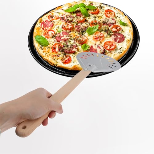Pelle à pizza perforée en aluminium pour ne plus brûler vos pâtes - 8